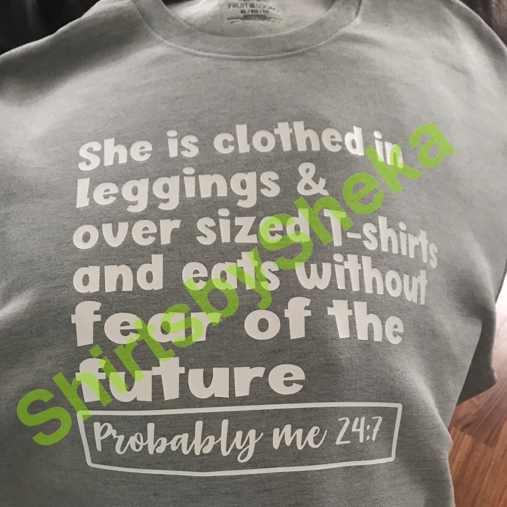 Custom made sweat shirt